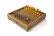 Schachspiel - Holz - Mosaik - Schach - Kunst
