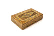 Schmuckbox graviert Box Schmuck Mosaik Holz Kunst Schmuckkästchen orientalisch